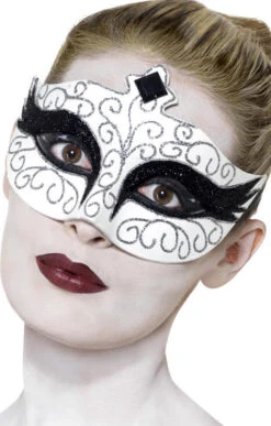 Venezianische Gothic Swan Maske