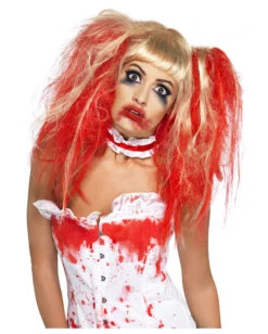 Blutige Horror Mädchen Perücke