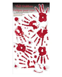 Blutspritzer Wanddeko 23-tlg.