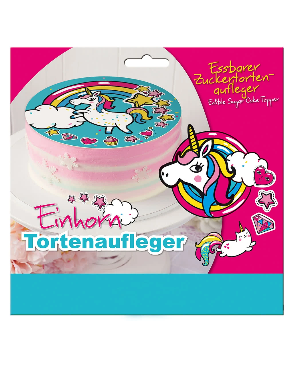 Einhorn Kuchenaufleger