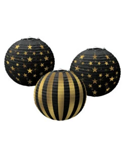 Glitz & Glam Lampions Im Set 3 Stück