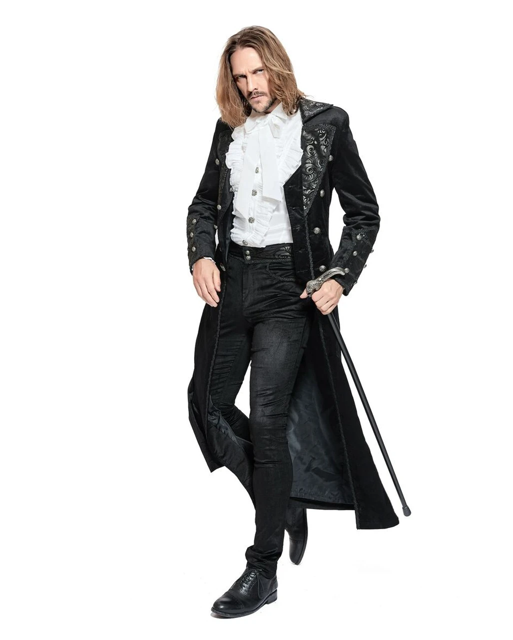 Gothic Vampir Piratenmantel – Bild 2