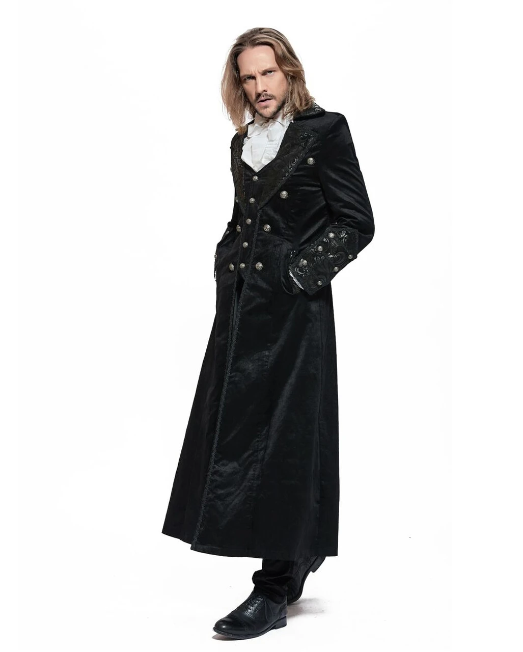 Gothic Vampir Piratenmantel – Bild 5