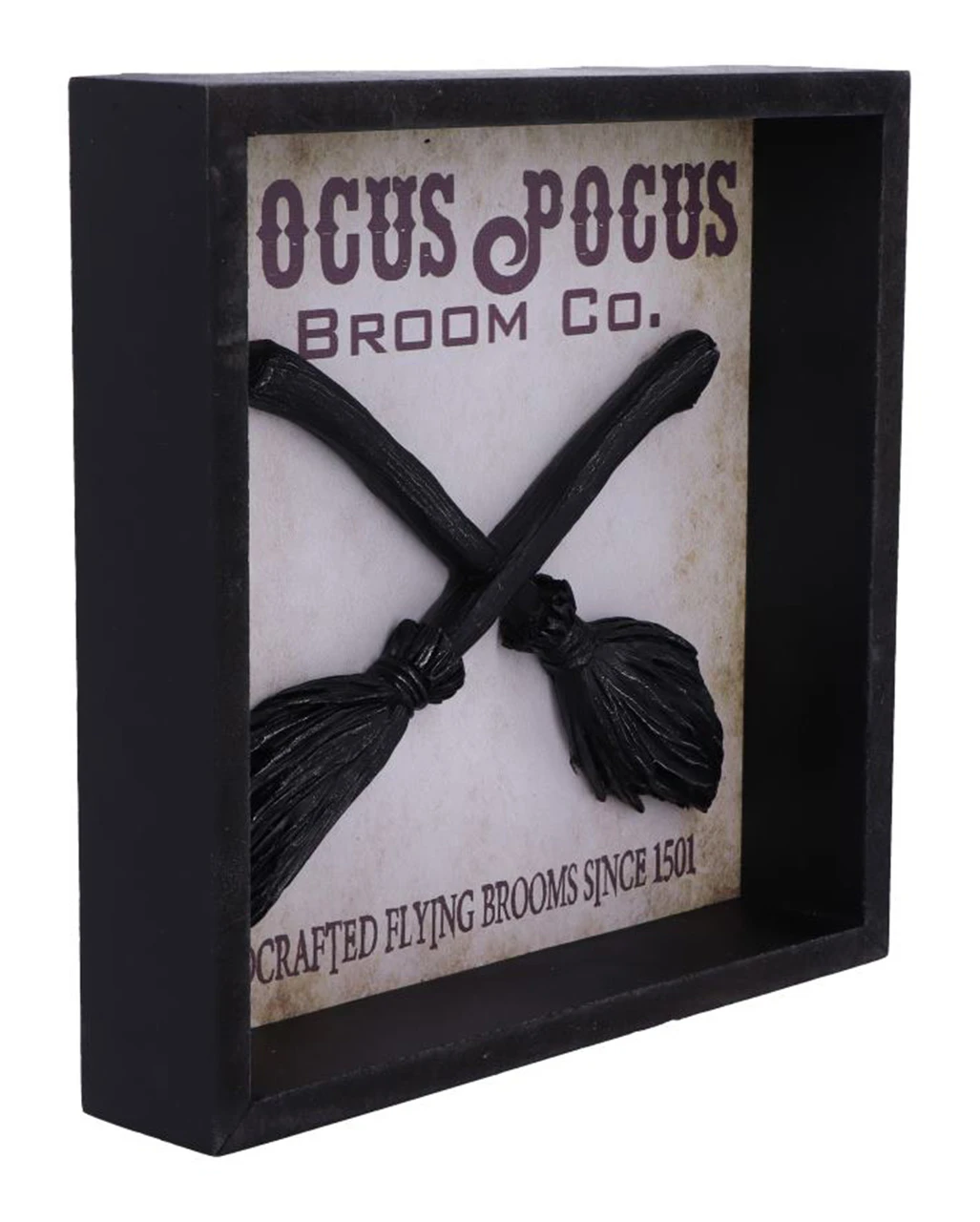 Hocus Pocus Hexenbesen Im Bilderrahmen 20cm – Bild 3
