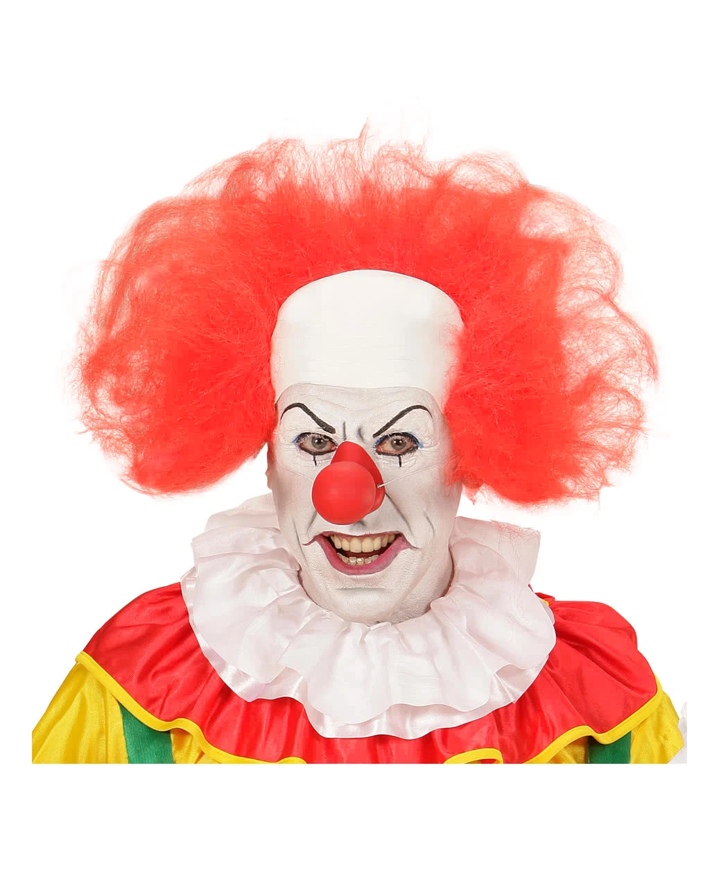 Clown Perücke Mit Halbglatze