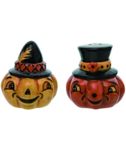 Halloween Kürbis Salz & Pfefferstreuer Set