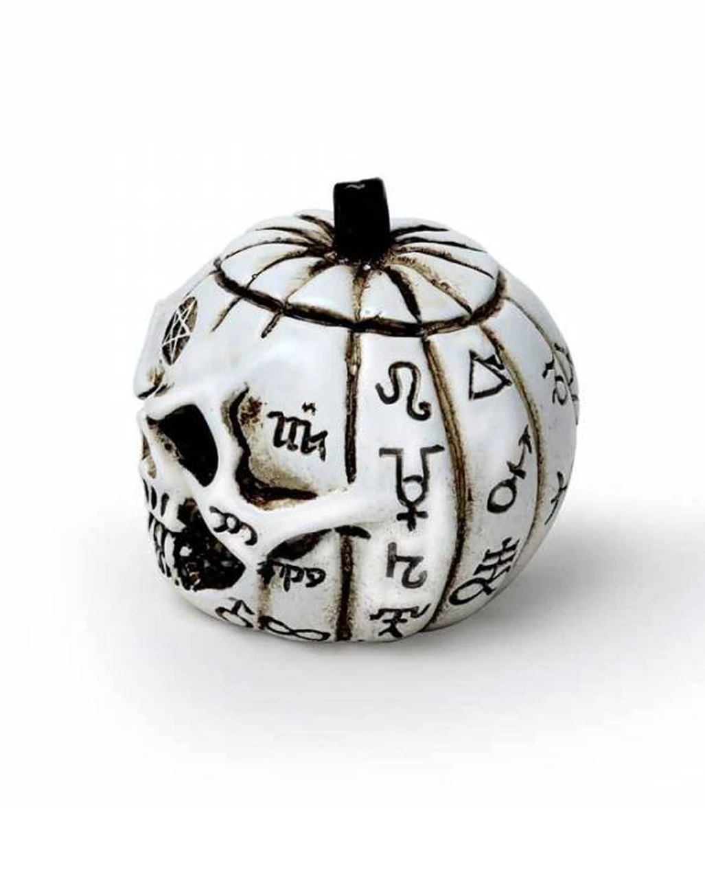 Kürbis Totenkopf Miniatur Figur 3cm – Bild 3