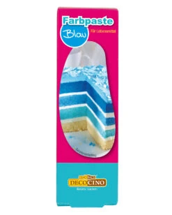 Blaue Lebensmittelfarbe