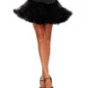 Schwarzer Leg Avenue Petticoat