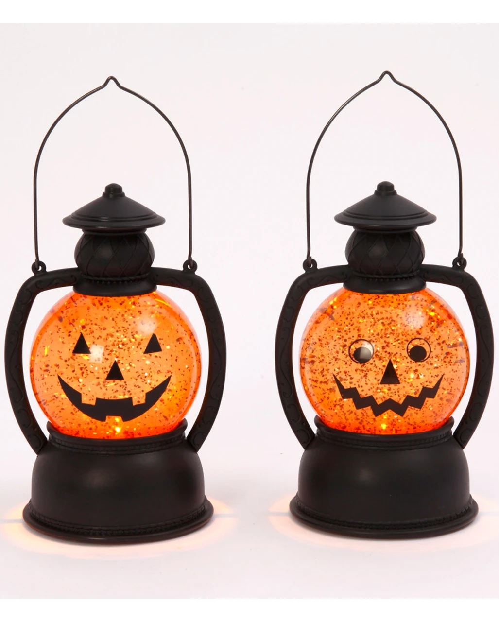 Leuchtende Wasserkugel Halloween Kürbis Laterne 20cm