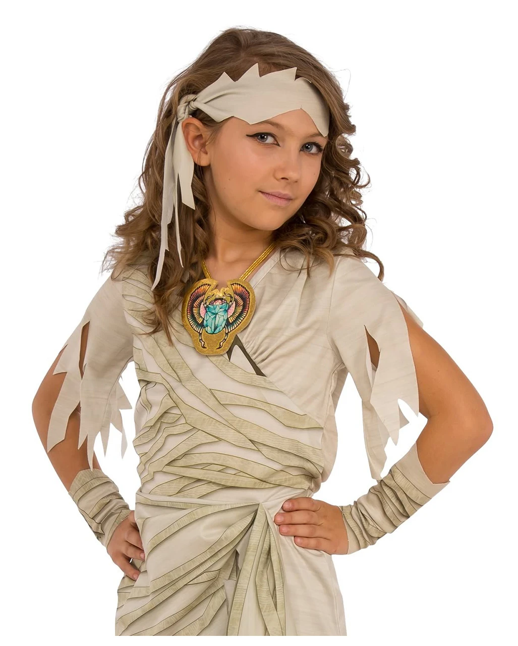 Untote Mumien Prinzessin Kinderkostüm – Bild 2