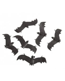 6 St. Schwarze Fledermäuse Im Netz 13cm