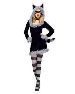 Sexy Waschbär Kostüm