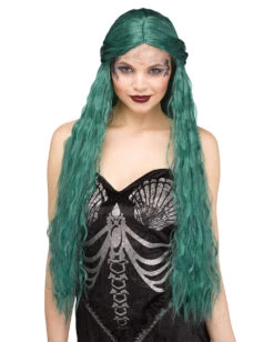 Türkise Siren Perücke
