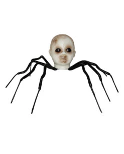 Spinne Mit Puppenkopf 60cm