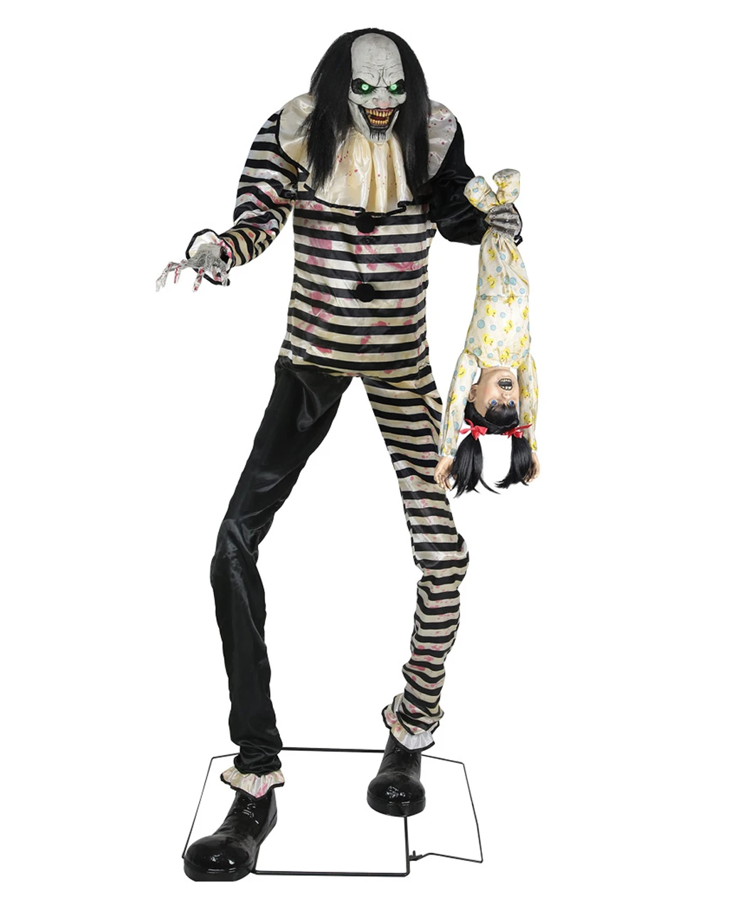 Animatronic Großer Horrorclown Mit Kind