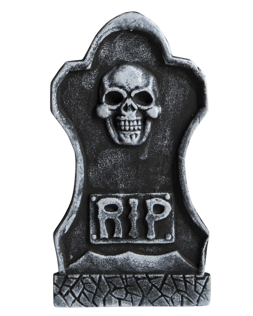 Totenschädel RIP Deko Grabstein