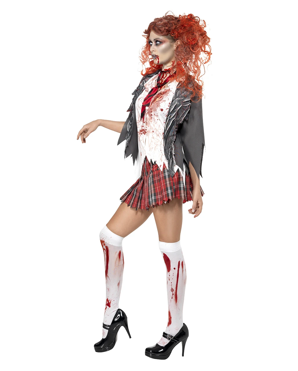 Zombie Schoolgirl Kostüm – Bild 2